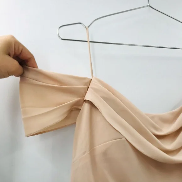 Jenny Yoo Collection Sabine Off The Shoulder Maxi Gown Size 4 - Picture 5 of 16